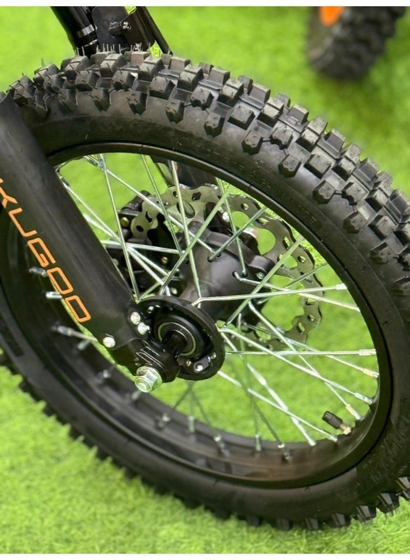 كي يو جي أو أو Kugoo Wish 01 الدراجة الترابية الكهربائية - محرك بدون فرشاة 1500 وات - بطارية 48 فولت 21 أمبير - السرعة القصوى 50 كم/ساعة - نطاق 45-50 كم - لون أسود - Image 3